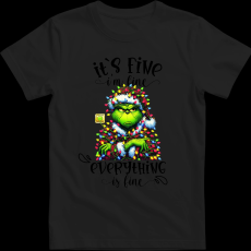 Createyou Grinch - Férfi - Fekete - 3XL