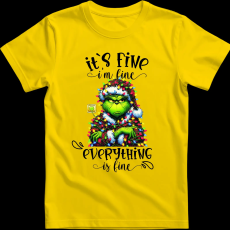 Createyou Grinch - Férfi - Sárga - M