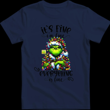 Createyou Grinch - Férfi - Sötétkék - S férfi póló