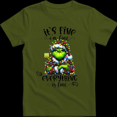 Createyou Grinch - Gyermek - Sötétzöld - XL