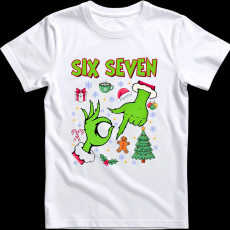 Createyou Grinch six seven - Férfi - Fehér - 3XL