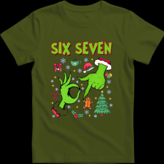Createyou Grinch six seven - Férfi - Sötétzöld - L