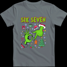 Createyou Grinch six seven - Férfi - Szürke - 2XL