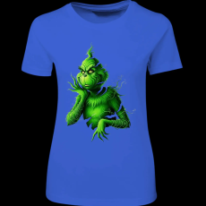 Createyou Grinch szaggatott - Női - Királykék - M