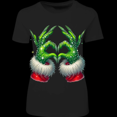 Createyou Grincs szív - Női - Fekete - S