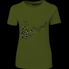 Createyou Hangjegyek - Női , Sötétzöld , 2XL
