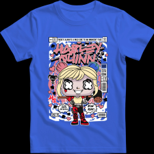 Createyou Harley Quinn - Férfi - Királykék - S férfi póló