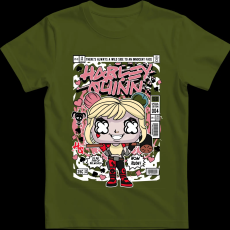 Createyou Harley Quinn - Gyermek - Sötétzöld - L