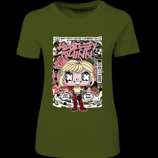 Createyou Harley Quinn - Női - Sötétzöld - S