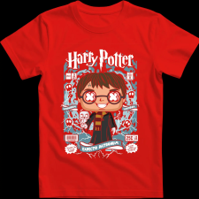 Createyou Harry Potter - Gyermek - Piros - XL gyerek póló