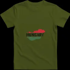 Createyou Hungary, kopott - Gyermek , Sötétzöld , S