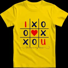 Createyou I Love You amőba - Gyermek , Sárga , S