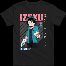 Createyou Izuku Midoriya - Férfi - Fekete - 3XL férfi póló