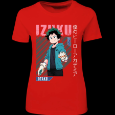 Createyou Izuku Midoriya - Női - Piros - S női póló