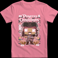 Createyou Jack Sparrow Pirates Of The Caribbean - Férfi - Pink - 2XL