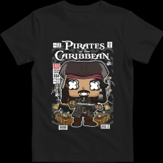 Createyou Jack Sparrow Pirates Of The Caribbean - Gyermek - Fekete - XS