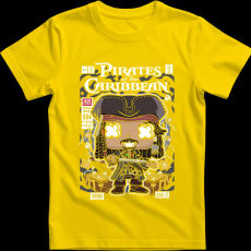 Createyou Jack Sparrow Pirates Of The Caribbean - Gyermek - Sárga - XL