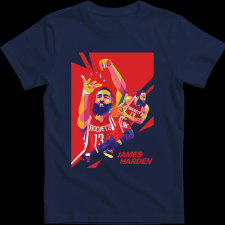 Createyou JAMES HARDEN - Gyermek - Sötétkék - M gyerek póló