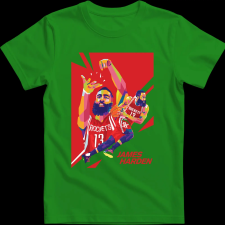 Createyou JAMES HARDEN - Gyermek - Zöld - XL gyerek póló