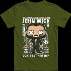 Createyou John Wick - Férfi - Sötétzöld - M