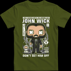 Createyou John Wick - Gyermek - Sötétzöld - M