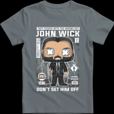 Createyou John Wick - Gyermek - Szürke - S gyerek póló