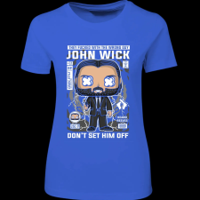 Createyou John Wick - Női - Királykék - S női póló