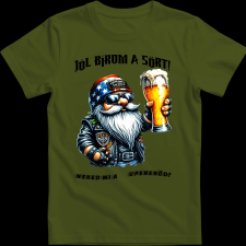 Createyou Jól bírom a sört - Férfi - Sötétzöld - 3XL férfi póló
