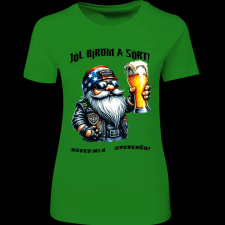 Createyou Jól bírom a sört - Női - Zöld - L női póló