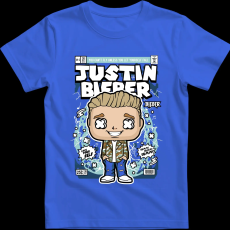 Createyou Justin Bieber - Gyermek - Királykék - XL