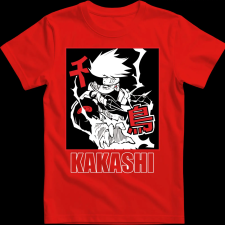 Createyou Kakashi - Férfi - Piros - 3XL férfi póló