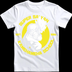 Createyou Kame Hame Ha - Férfi - Fehér - 3XL