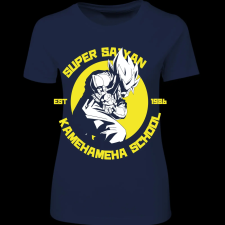 Createyou Kame Hame Ha - Női - Sötétkék - S női póló