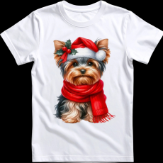 Createyou Karácsonyi Yorki - Gyermek - Fehér - XS