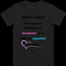 Createyou Kedves Anya - Gyermek , Fekete , XL