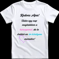 Createyou Kedves apa - Gyermek , Fehér , M