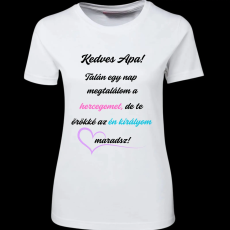 Createyou Kedves Apa! - Női - Fehér - XL