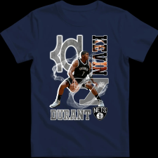 Createyou Kevin Durant - Gyermek - Sötétkék - XS gyerek póló