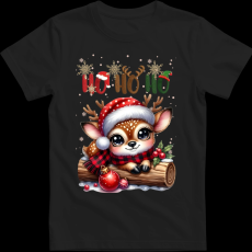 Createyou Kicsi szarvas HoHoHo - Gyermek - Fekete - M