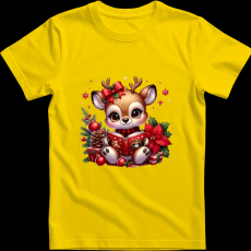 Createyou Kicsi szarvas olvas - Férfi - Sárga - M