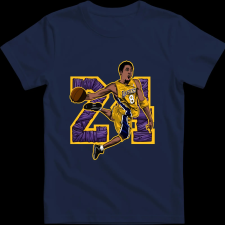 Createyou Kobe Dunk - Férfi - Sötétkék - 3XL férfi póló