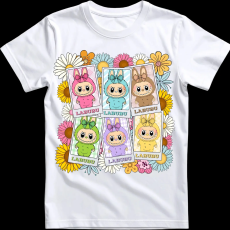 Createyou Labubu, 6 db - Férfi - Fehér - 2XL