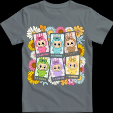 Createyou Labubu, 6 db - Férfi - Szürke - M