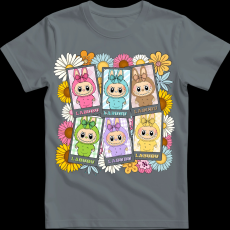 Createyou Labubu, 6 db - Férfi - Szürke - S