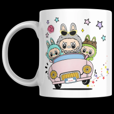 Createyou Labubu, autóval bögre bögrék, csészék