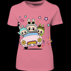 Createyou Labubu, autóval - Női - Pink - XL