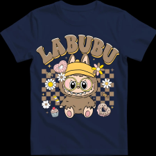 Createyou Labubu, barna - Férfi - Sötétkék - M férfi póló