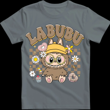 Createyou Labubu, barna - Férfi - Szürke - 2XL férfi póló