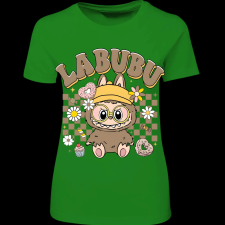 Createyou Labubu, barna - Női - Zöld - 2XL női póló