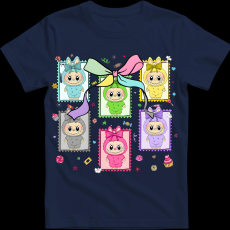 Createyou Labubu, bélyegek - Férfi - Sötétkék - XL